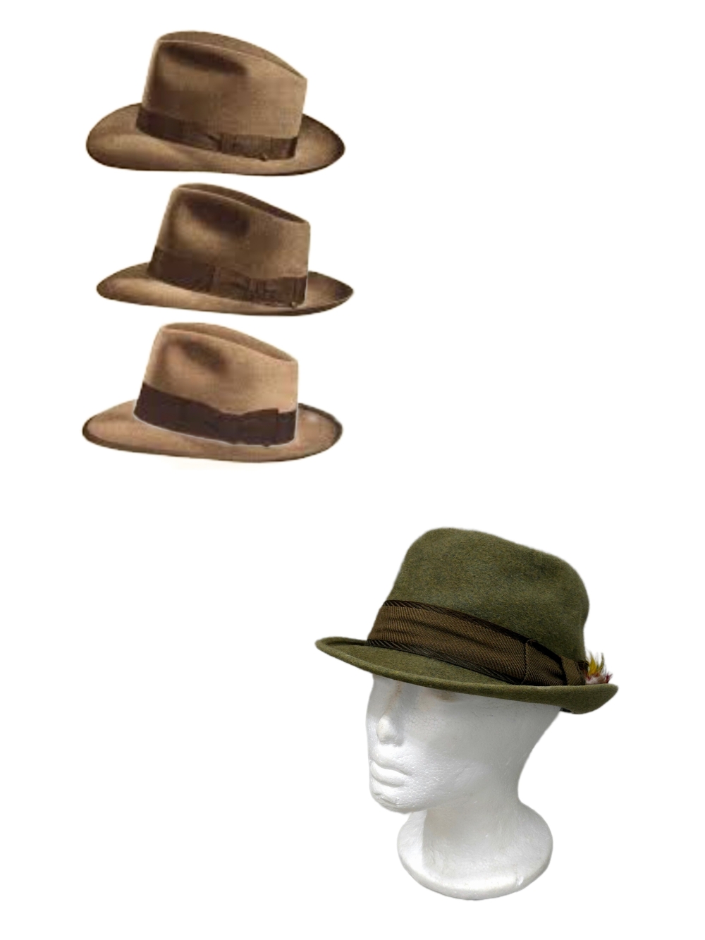 Vintage KNOX FOXHOUND Crafted From Rich Fur Felt Fedora Hat